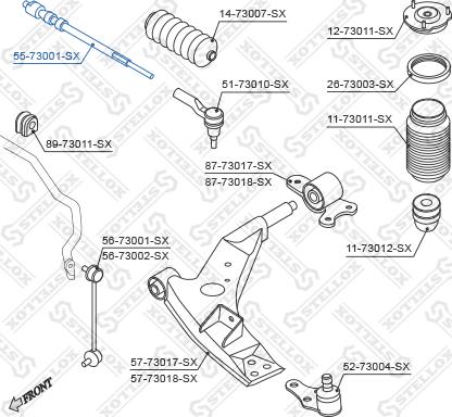 Stellox 55-73001-SX - Rotule de direction intérieure, barre de connexion droxauto.com