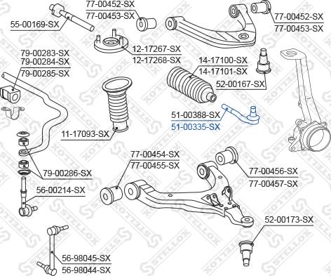 Stellox 51-00335-SX - Rotule de barre de connexion droxauto.com