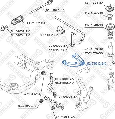 Stellox 52-71012-SX - Rotule de suspension droxauto.com