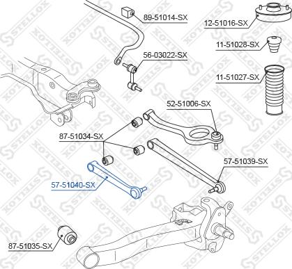 Stellox 57-51040-SX - Bras de liaison, suspension de roue droxauto.com