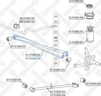 Stellox 57-51006-SX - Bras de liaison, suspension de roue droxauto.com