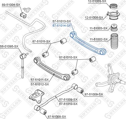 Stellox 57-51014-SX - Bras de liaison, suspension de roue droxauto.com