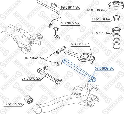 Stellox 57-51039-SX - Bras de liaison, suspension de roue droxauto.com