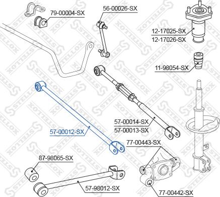 Stellox 57-00012-SX - Biellette de barre stabilisatrice droxauto.com