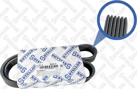 Stellox 06-00950-SX - Courroie trapézoïdale à nervures droxauto.com