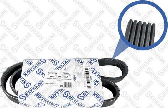 Stellox 06-00962-SX - Courroie trapézoïdale à nervures droxauto.com