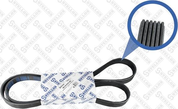 Stellox 06-01570-SX - Courroie trapézoïdale à nervures droxauto.com