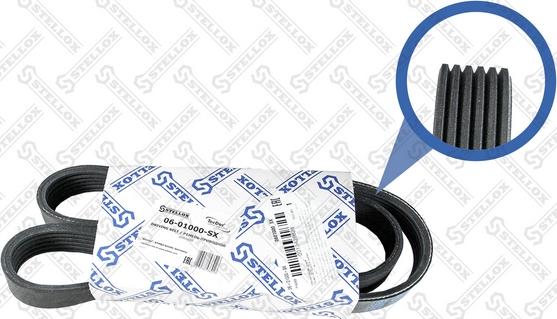Stellox 06-01000-SX - Courroie trapézoïdale à nervures droxauto.com