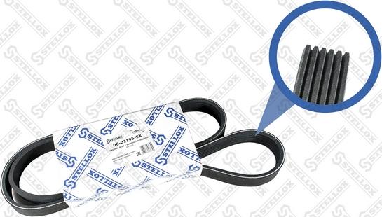 Stellox 06-01195-SX - Courroie trapézoïdale à nervures droxauto.com