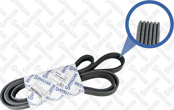 Stellox 06-02490-SX - Courroie trapézoïdale à nervures droxauto.com