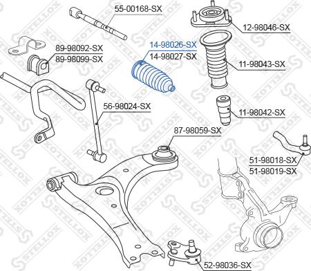 Stellox 14-98026-SX - Joint-soufflet, direction droxauto.com