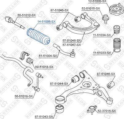 Stellox 14-51006-SX - Joint-soufflet, direction droxauto.com