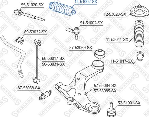 Stellox 14-51002-SX - Joint-soufflet, direction droxauto.com