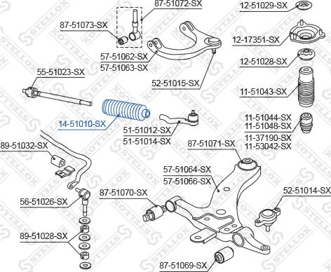Stellox 14-51010-SX - Joint-soufflet, direction droxauto.com