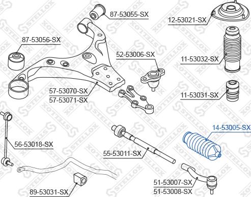 Stellox 14-53005-SX - Joint-soufflet, direction droxauto.com