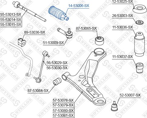 Stellox 14-53006-SX - Joint-soufflet, direction droxauto.com