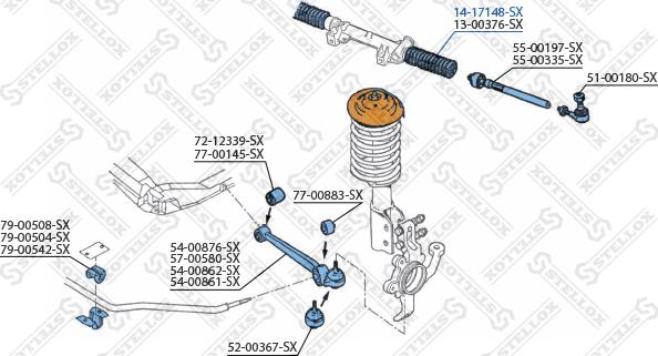 Stellox 14-17148-SX - Joint-soufflet, direction droxauto.com
