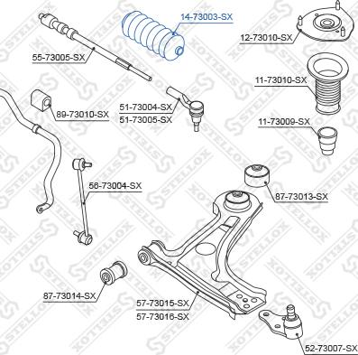 Stellox 14-73003-SX - Joint-soufflet, direction droxauto.com