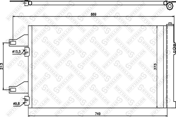 Stellox 10-45407-SX - Condensateur, climatisation droxauto.com