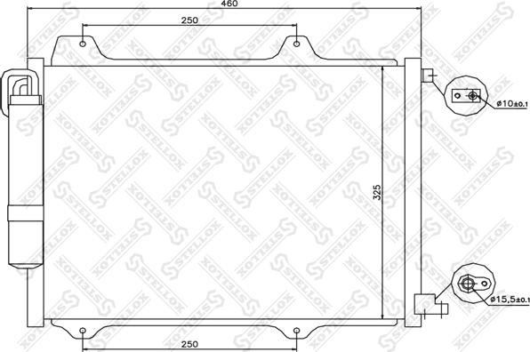 Stellox 10-45527-SX - Condensateur, climatisation droxauto.com