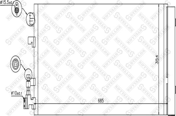 Stellox 10-45694-SX - Condensateur, climatisation droxauto.com