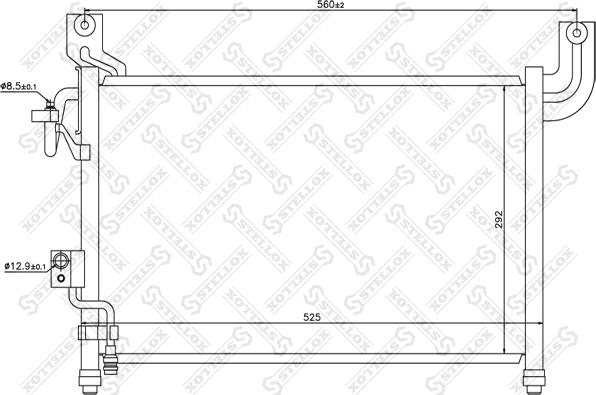 Stellox 10-45689-SX - Condensateur, climatisation droxauto.com