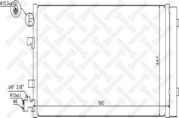 Stellox 10-45673-SX - Condensateur, climatisation droxauto.com