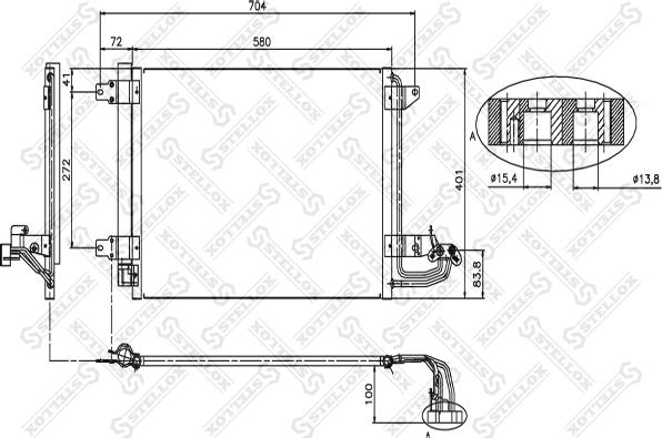 Stellox 10-45023-SX - Condensateur, climatisation droxauto.com