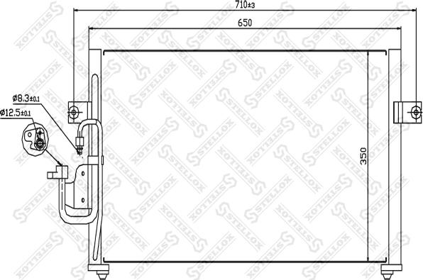 Stellox 10-45100-SX - Condensateur, climatisation droxauto.com