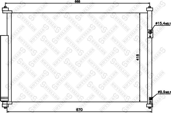 Stellox 10-45176-SX - Condensateur, climatisation droxauto.com