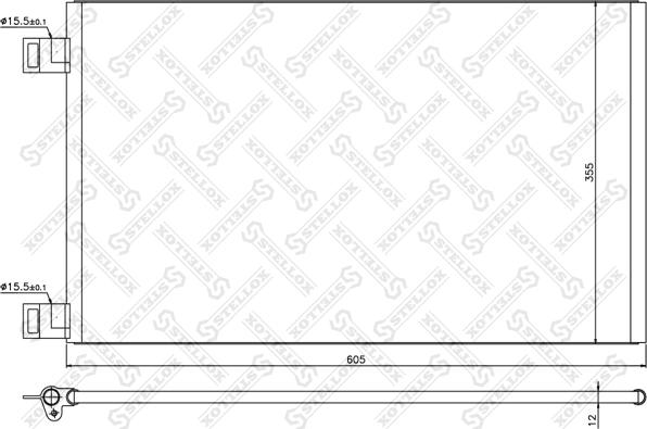 Stellox 10-45201-SX - Condensateur, climatisation droxauto.com