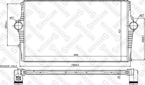 Stellox 10-40180-SX - Intercooler, échangeur droxauto.com