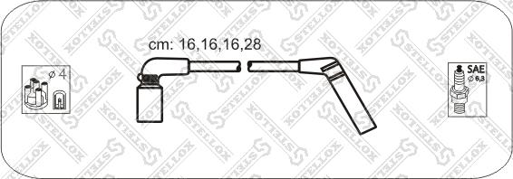 Stellox 10-38569-SX - Kit de câbles d'allumage droxauto.com