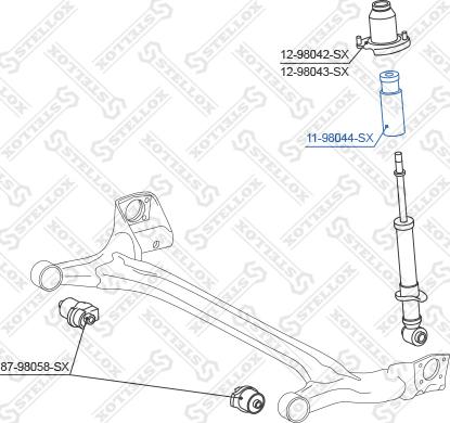 Stellox 11-98044-SX - Butée élastique, suspension droxauto.com