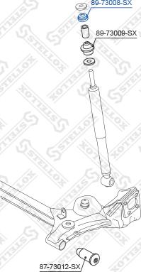 Stellox 89-73008-SX - Coussinet de palier, stabilisateur droxauto.com
