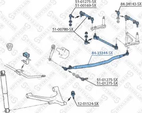Stellox 84-35344-SX - Barre de direction droxauto.com