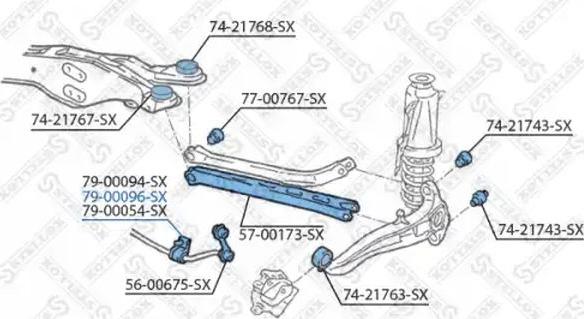Stellox 79-00096-SX - Coussinet de palier, stabilisateur droxauto.com
