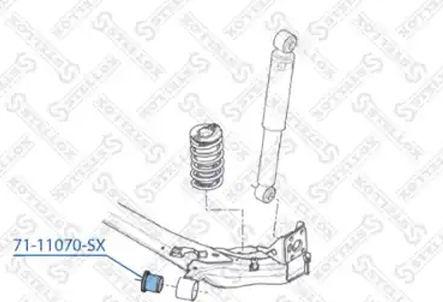 Stellox 71-11070-SX - Douille, amortisseur droxauto.com