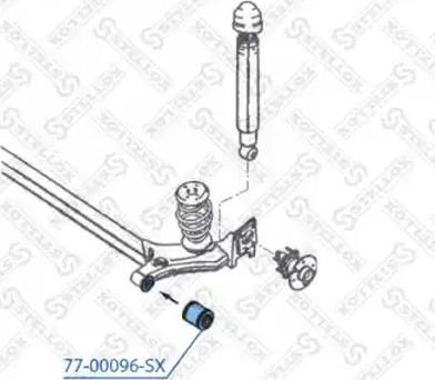 Stellox 77-00096-SX - Suspension, bras de liaison droxauto.com