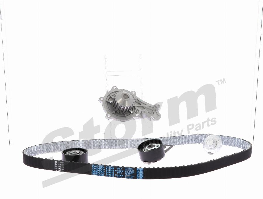 Storm 904545KP - Pompe à eau + kit de courroie de distribution droxauto.com