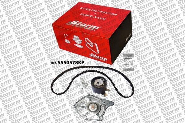 Storm 5550578KP - Pompe à eau + kit de courroie de distribution droxauto.com