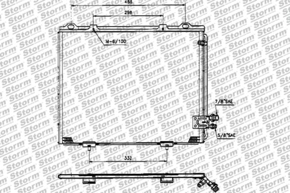 Storm 52020 - Condensateur, climatisation droxauto.com