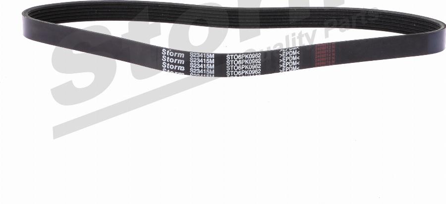 Storm STO6PK0962 - Courroie trapézoïdale à nervures droxauto.com