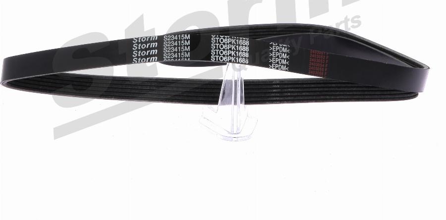 Storm STO6PK1688 - Courroie trapézoïdale à nervures droxauto.com