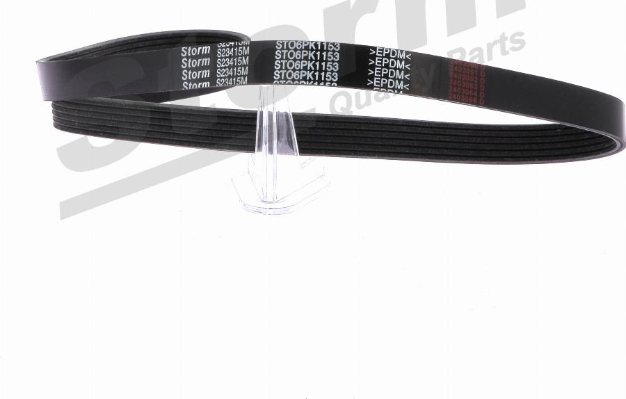 Storm STO6PK1153 - Courroie trapézoïdale à nervures droxauto.com