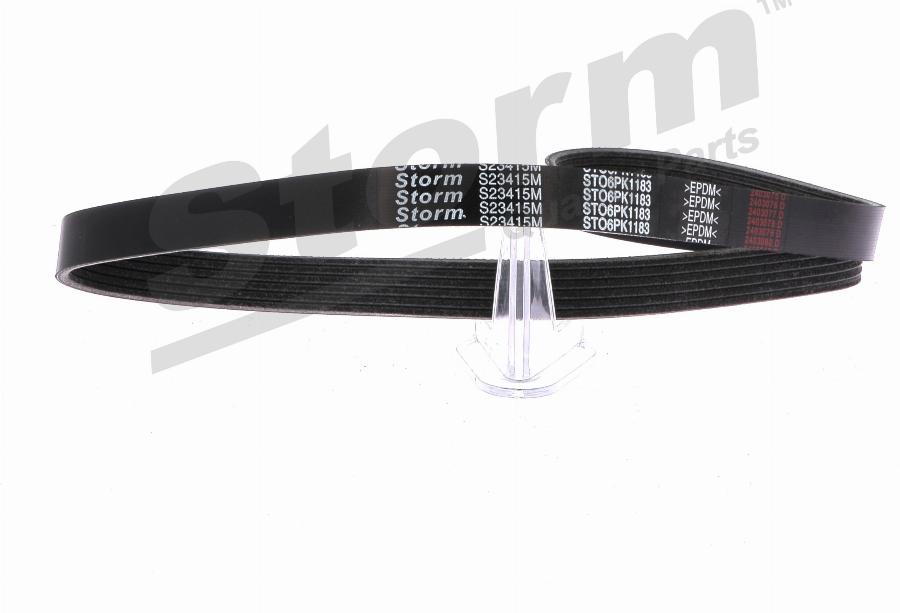 Storm STO6PK1183 - Courroie trapézoïdale à nervures droxauto.com