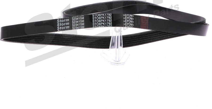 Storm STO6PK1792 - Courroie trapézoïdale à nervures droxauto.com