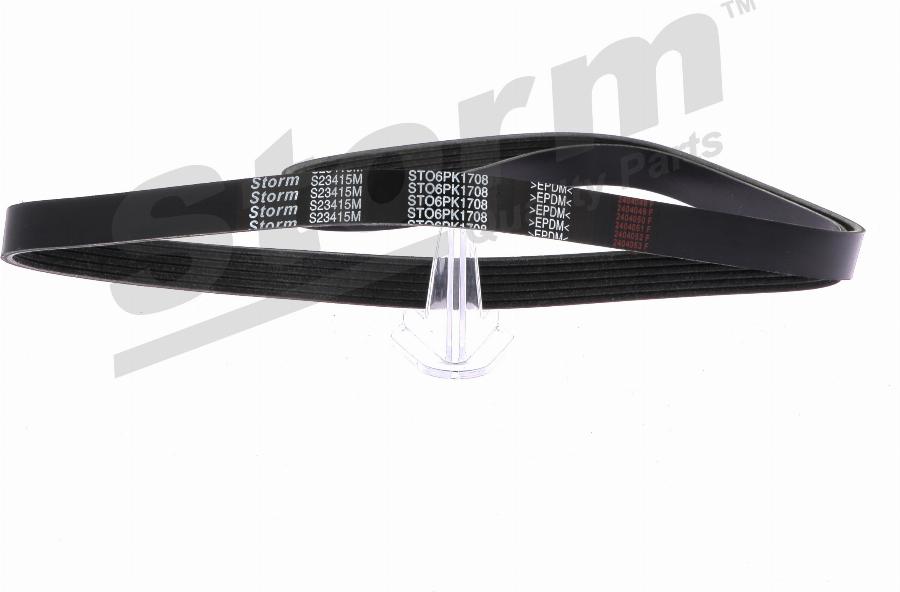 Storm STO6PK1708 - Courroie trapézoïdale à nervures droxauto.com