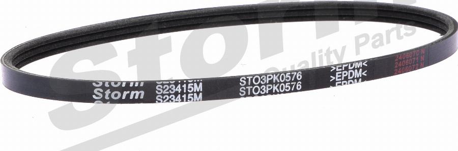 Storm STO3PK0576 - Courroie trapézoïdale à nervures droxauto.com
