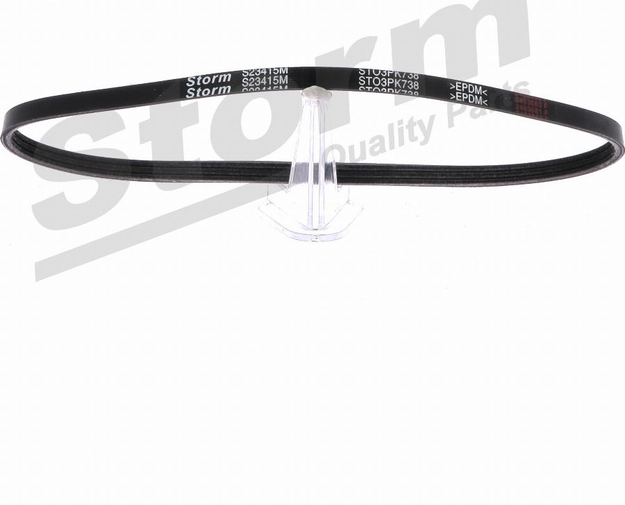 Storm STO3PK0738 - Courroie trapézoïdale à nervures droxauto.com